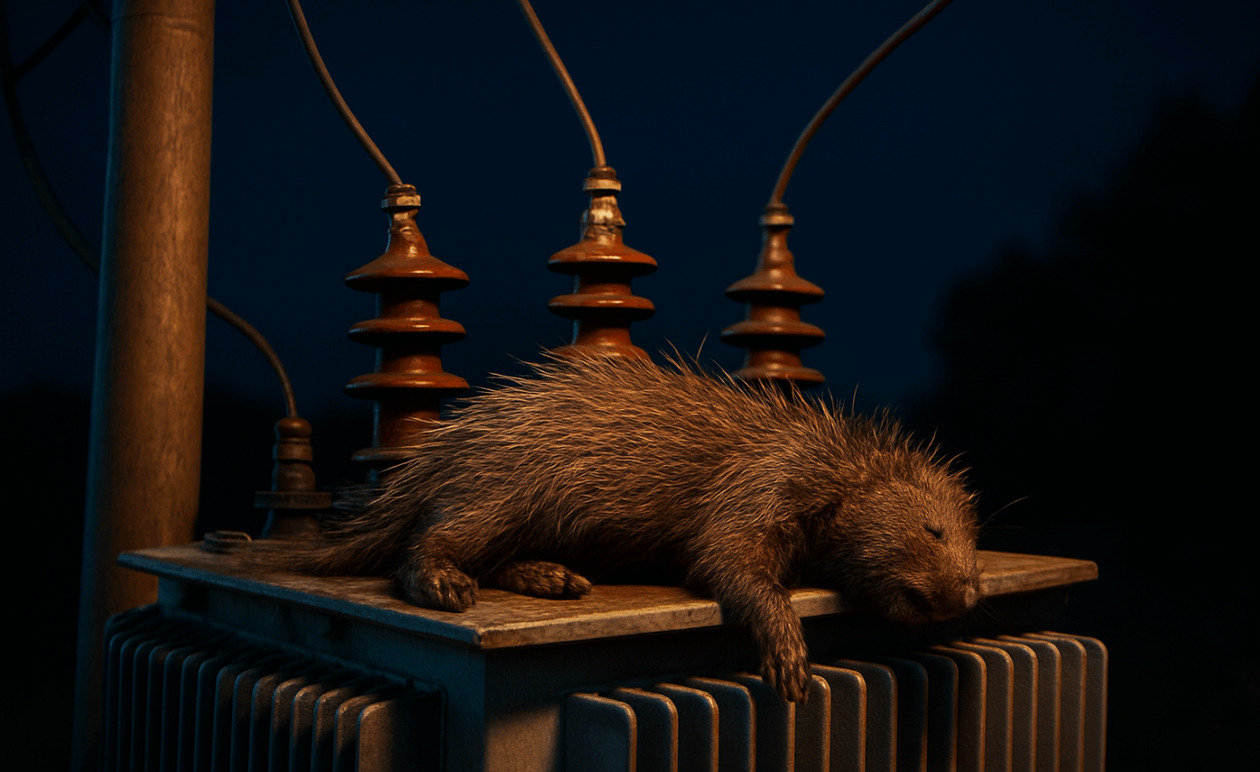 Ένα πετροκούναβο προκάλεσε διακοπή ρεύματος στην Καστοριά