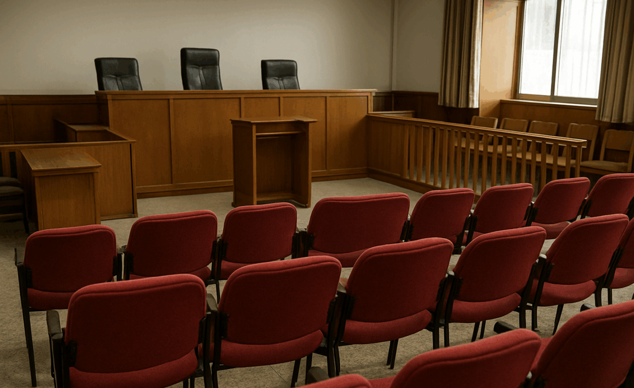 Η ακατάλληλη αίθουσα στον Κορυδαλλό εμπόδισε τη διεξαγωγή της δίκης για 147 κατηγορουμένους