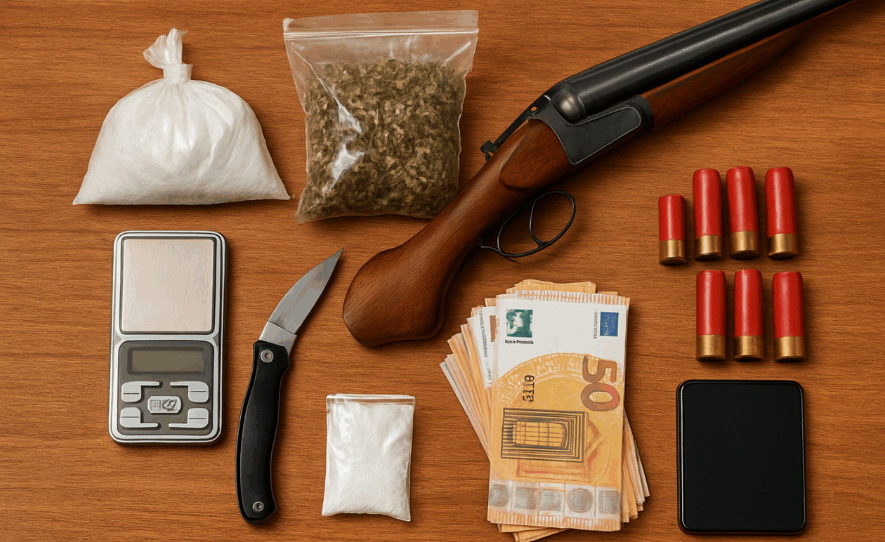 Ένας άνδρας συνελήφθη στη Σκιάθο για παραβάσεις του νόμου περί ναρκωτικών και όπλων