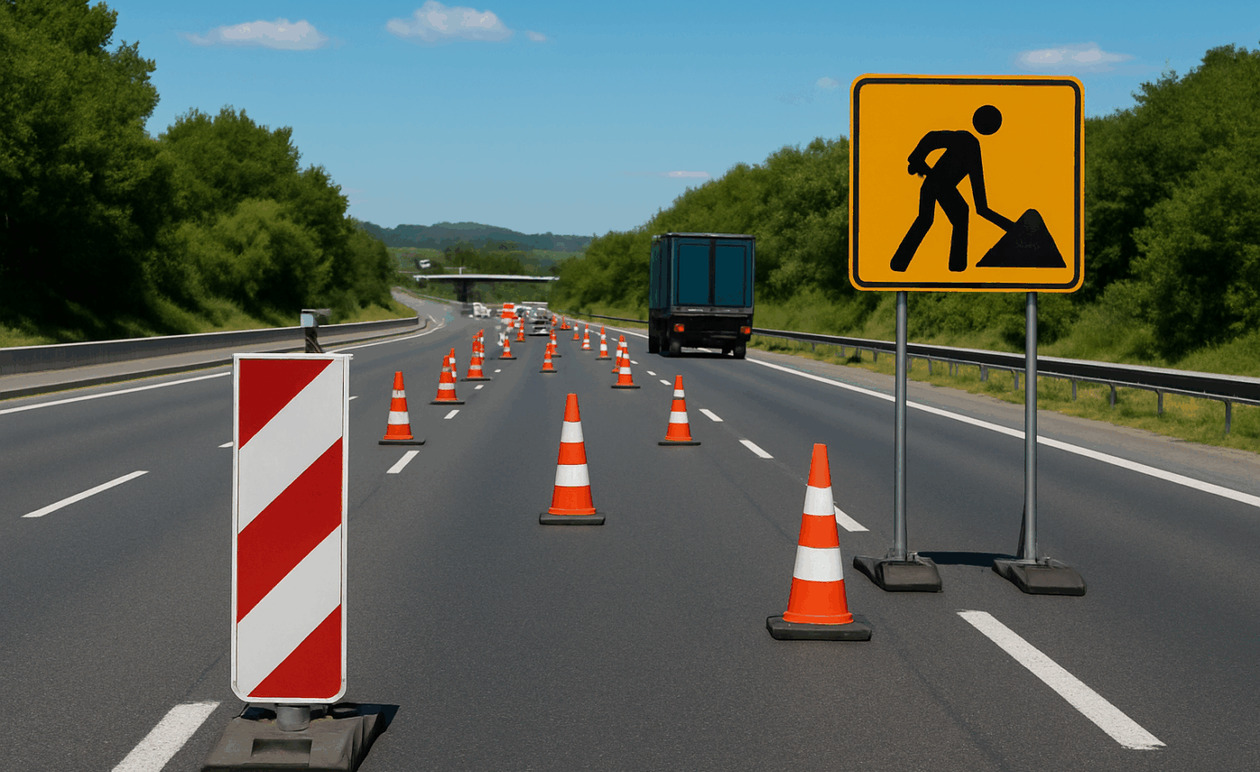 Προσωρινές κυκλοφοριακές ρυθμίσεις στις ράμπες του Α/Κ Βαρυμπόμπης της Ν.Ε.Ο. Αθηνών-Λαμίας