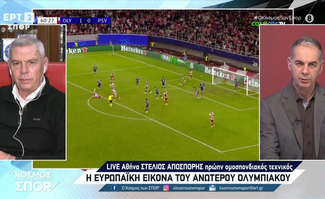 Σχόλια του Στέλιου Αποσπόρη για τις εμφανίσεις των ελληνικών ομάδων στην Ευρώπη