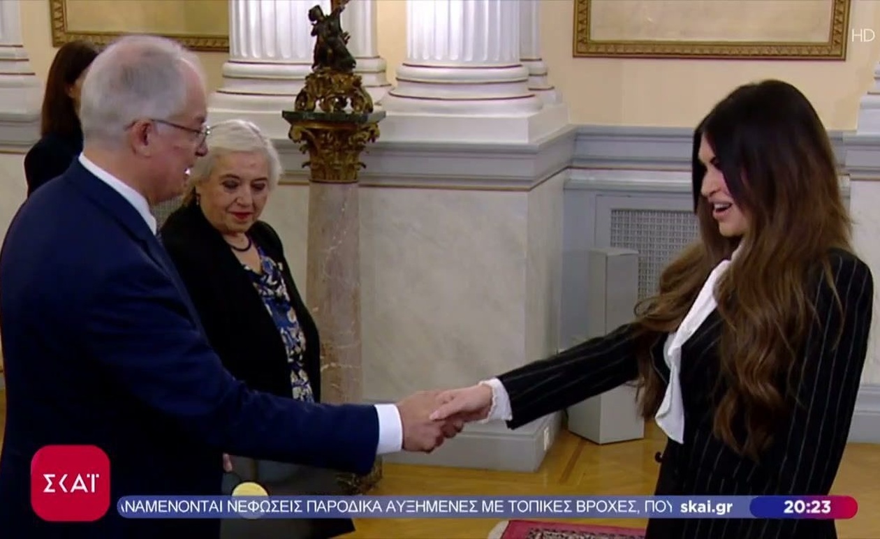 Η Κίμπερλι Γκίλφοϊλ παρουσίασε τα διαπιστευτήριά της στον Πρόεδρο της Δημοκρατίας