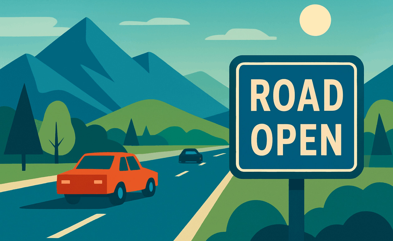 Άρση απαγόρευσης κυκλοφορίας στην εθνική οδό Καναλλακίου – Καστρίου