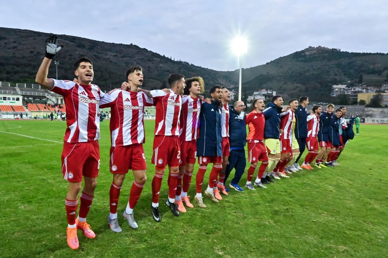 Ολυμπιακός Κ23: Μεγάλη ανατροπή στο Άργος και άλμα στην πρώτη τετράδα της βαθμολογίας