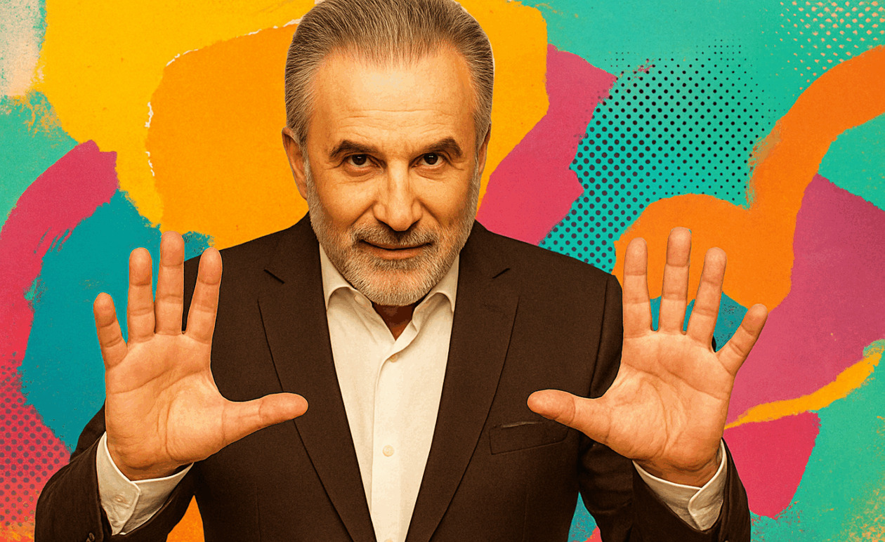 Λάκης Λαζόπουλος: «Είναι η ώρα να μάθεις ανέκδοτα με δεξιούληδες» στον Γιώργο Λιάγκα