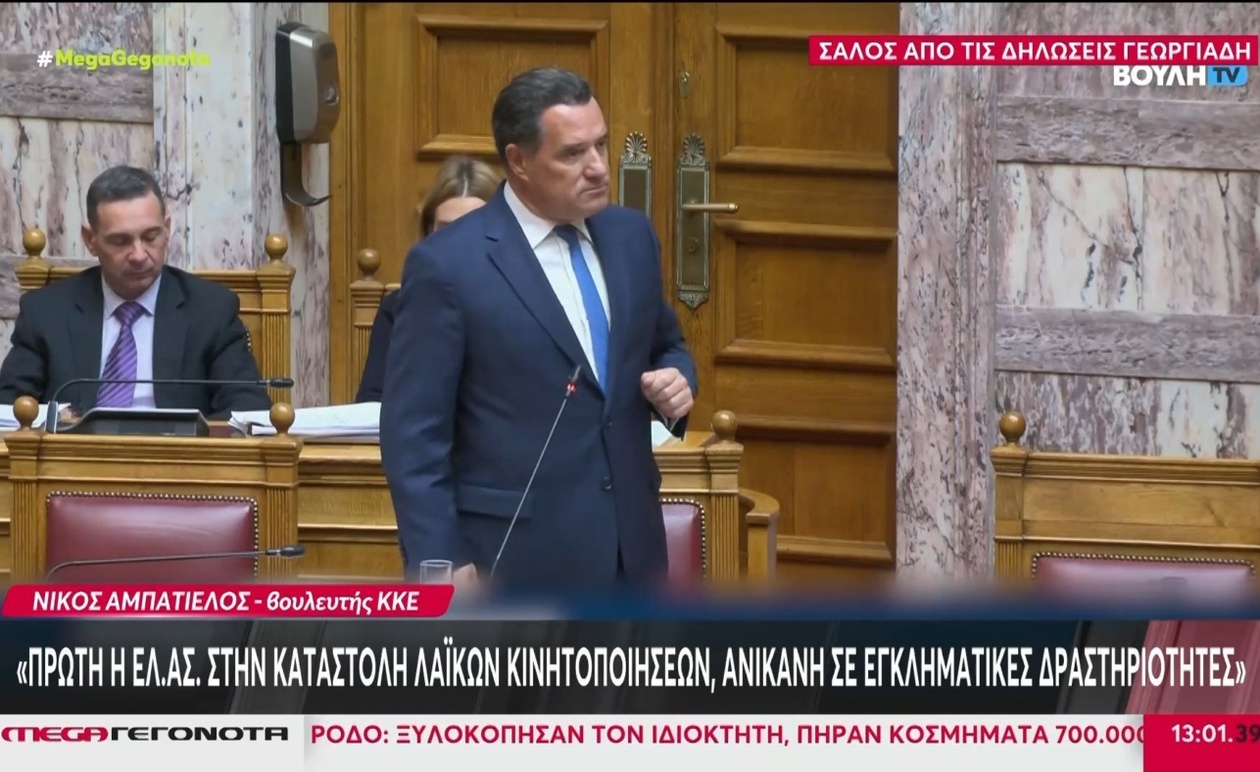 Η δήλωση του Γεωργιάδη για το σύστημα οπλοκατοχής στις ΗΠΑ προκάλεσε αντιπαράθεση