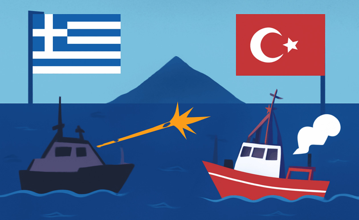 Επεισόδιο στο Αγαθονήσι: Προειδοποιητικές βολές του Λιμενικού σε τουρκικά σκάφη