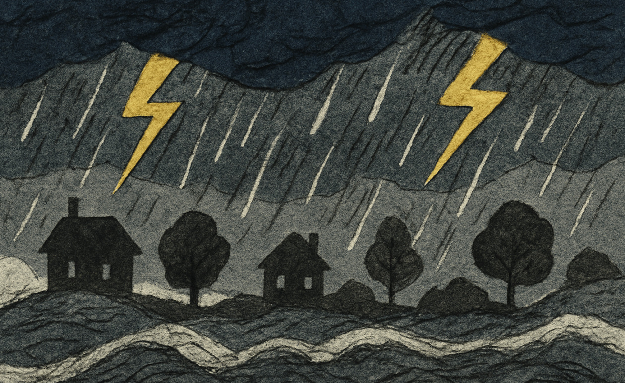 Κακοκαιρία Byron: Μπαράζ μηνυμάτων 112 σε δέκα περιοχές της Ελλάδας