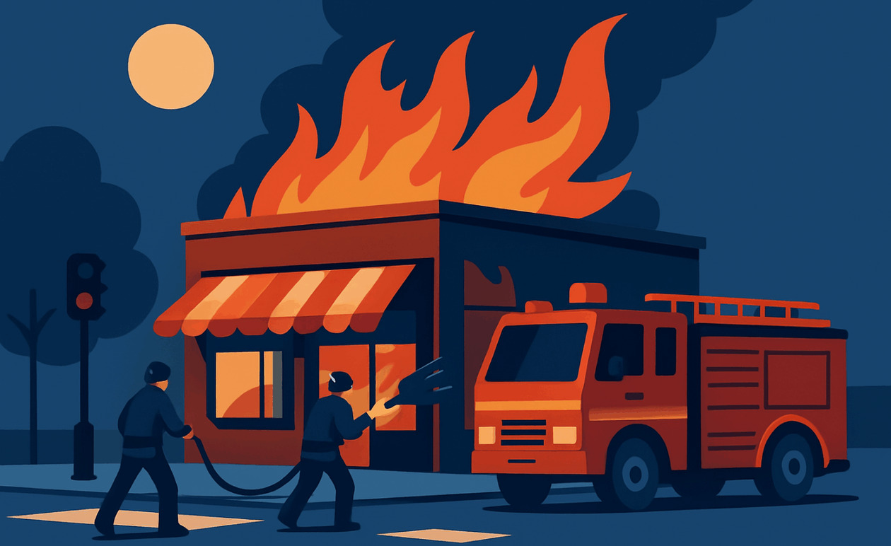 Πυρκαγιά σε καφετέρια στην Καισαριανή: Τι συνέβη τα ξημερώματα