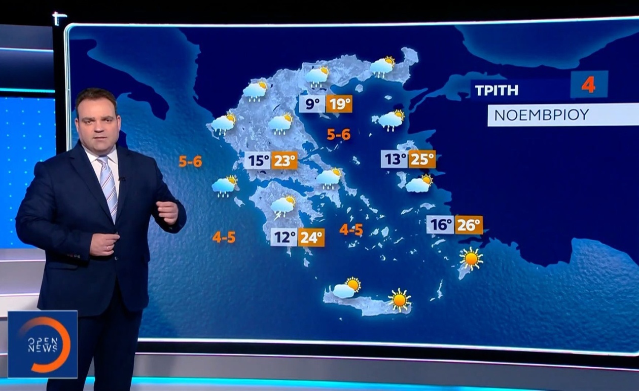 Εβδομάδα με ασταθή καιρό στα δυτικά
