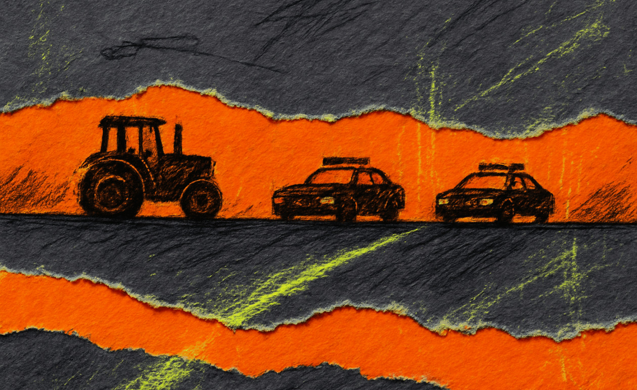 Αγροτικές κινητοποιήσεις: Επεισόδια και χημικά στον Πλατύκαμπο Λάρισας