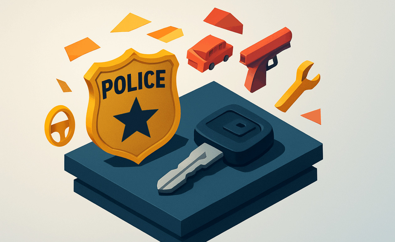 Δ.Α.Ο.Ε.: Δύο συλλήψεις στα Καλύβια για κλοπές και πλαστογραφία – Κατασχέθηκαν όπλα και κλεμμένα οχήματα