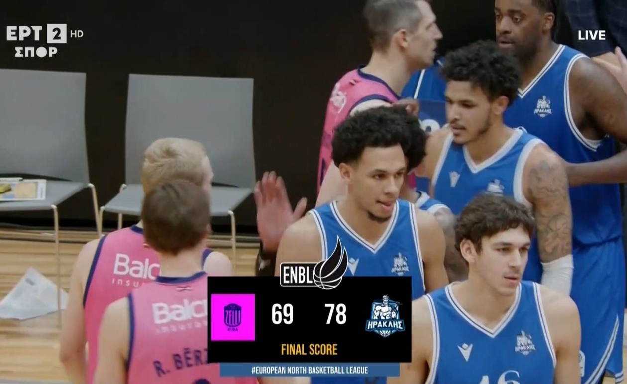 Ο αγώνας Ρίγα Ζέλι με Ηρακλή 69-78