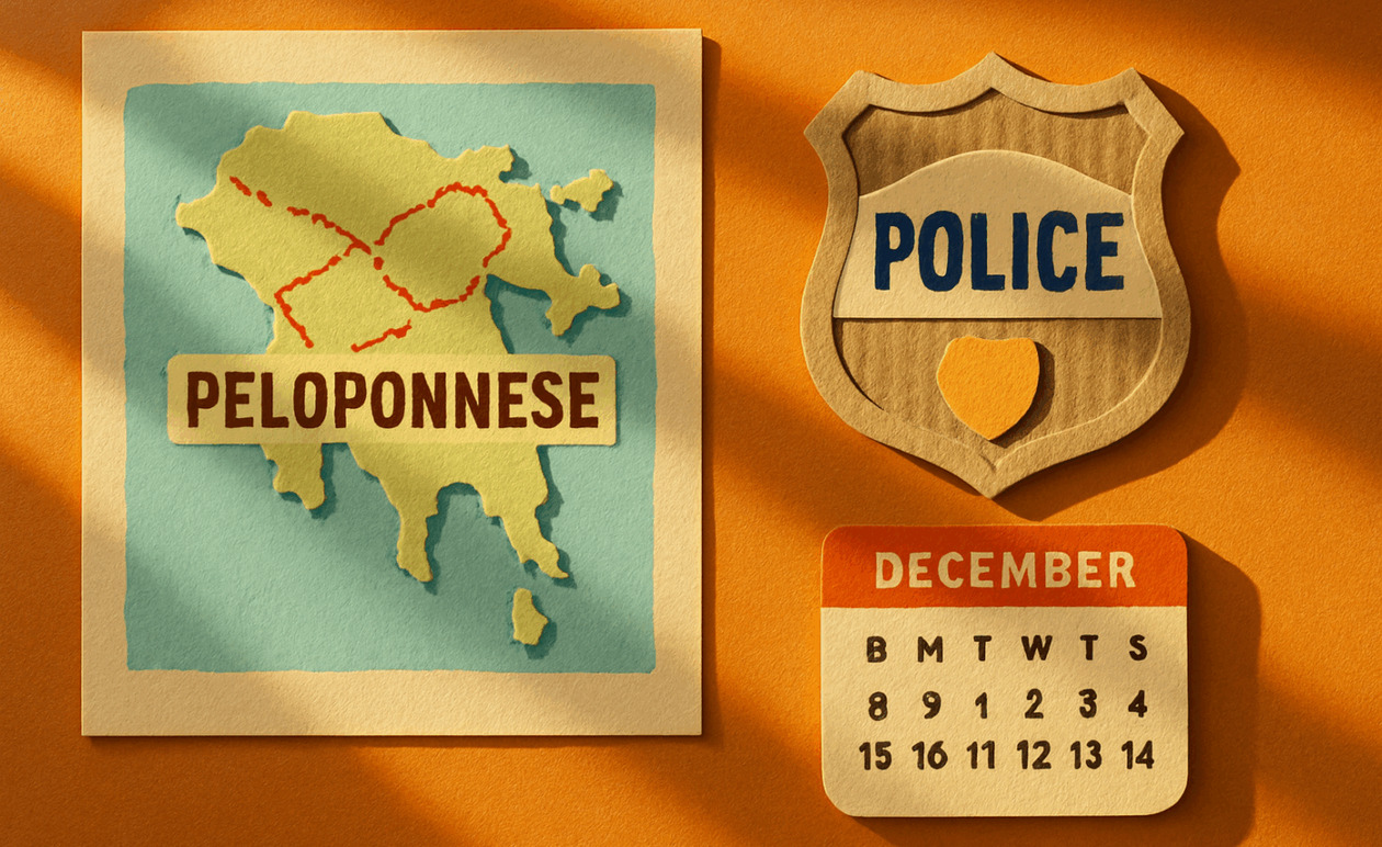 Κινητές αστυνομικές μονάδες: Τα δρομολόγια στην Πελοπόννησο από 8 έως 14 Δεκεμβρίου