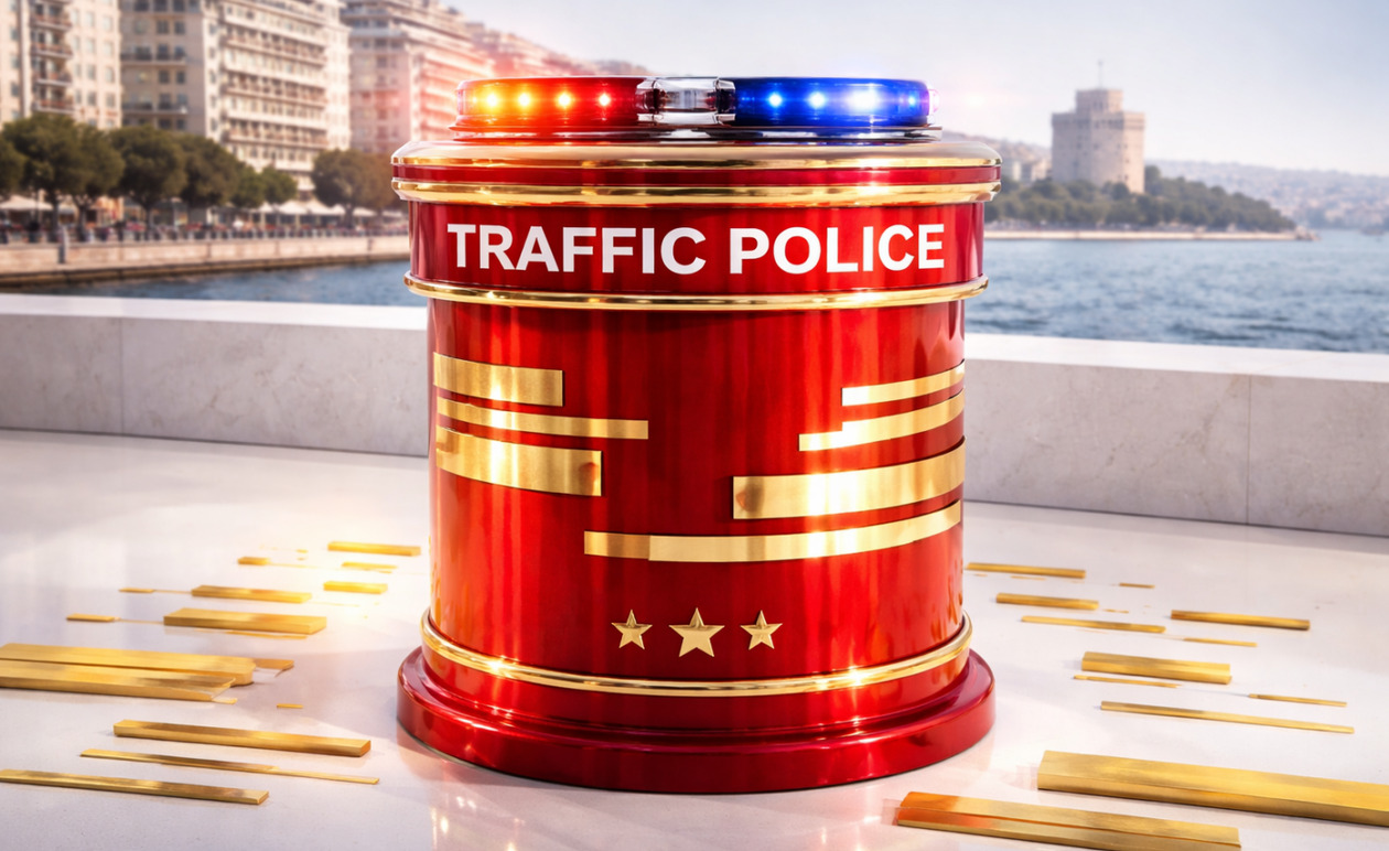 Θεσσαλονίκη: Η εθιμοτυπική βράβευση των τροχονόμων στον Λευκό Πύργο για το 2025