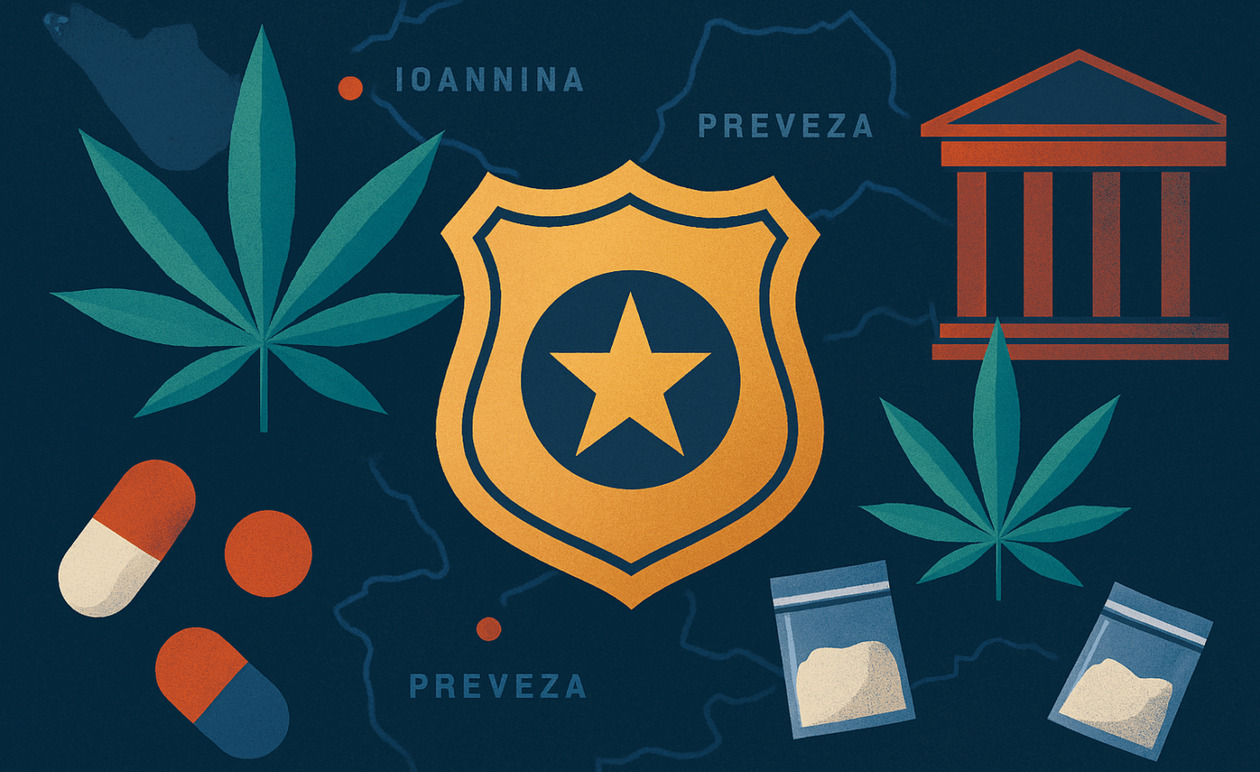 Ήπειρος: Δέκα συλλήψεις την τελευταία εβδομάδα για κατοχή ναρκωτικών