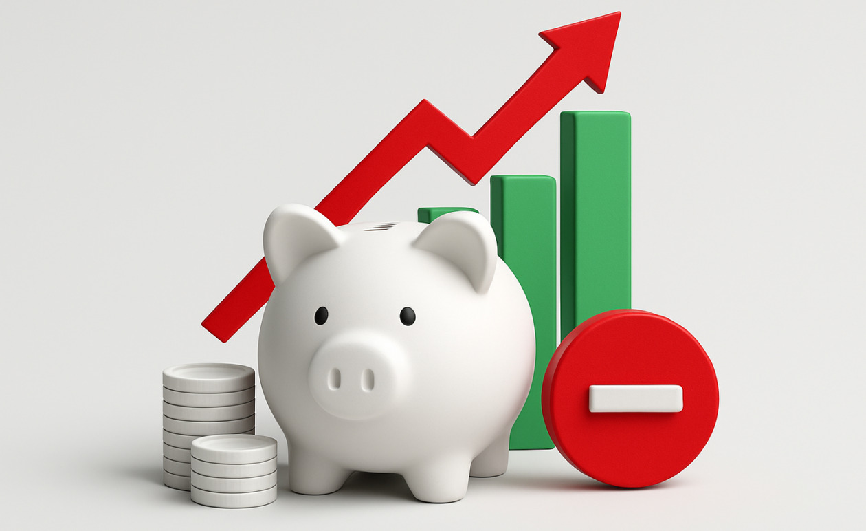 Ελληνική οικονομία: Αύξηση εισοδημάτων αλλά αρνητική αποταμίευση το β’ τρίμηνο του 2025