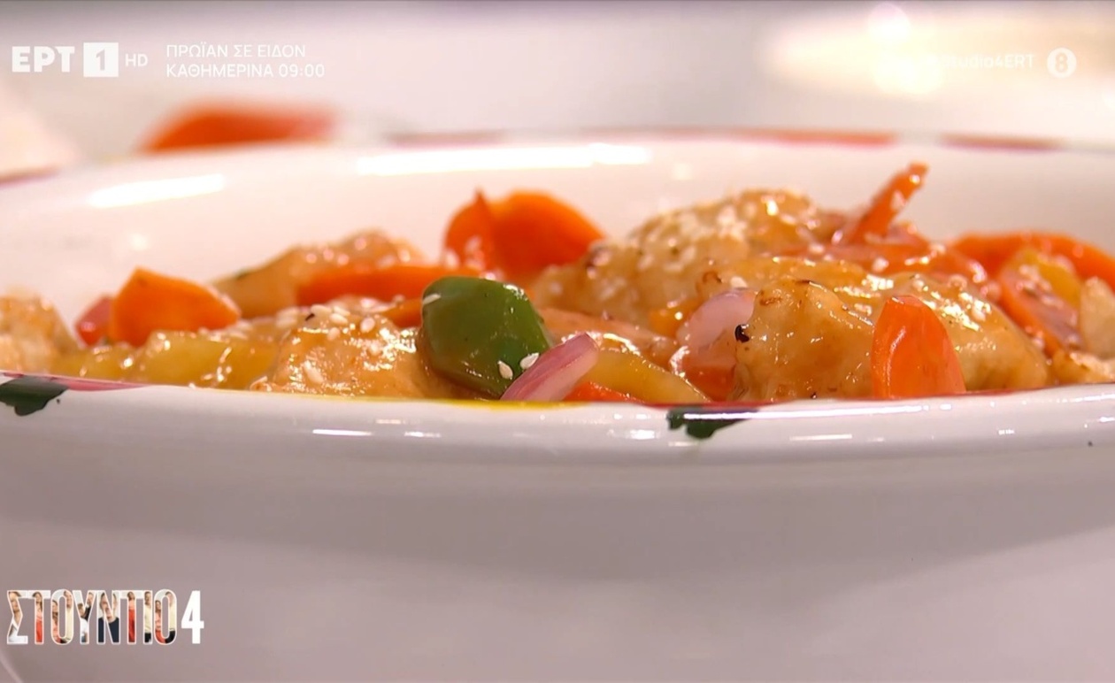 Ο Τζον Ρεάνο προτείνει γλυκόξινο κοτόπουλο