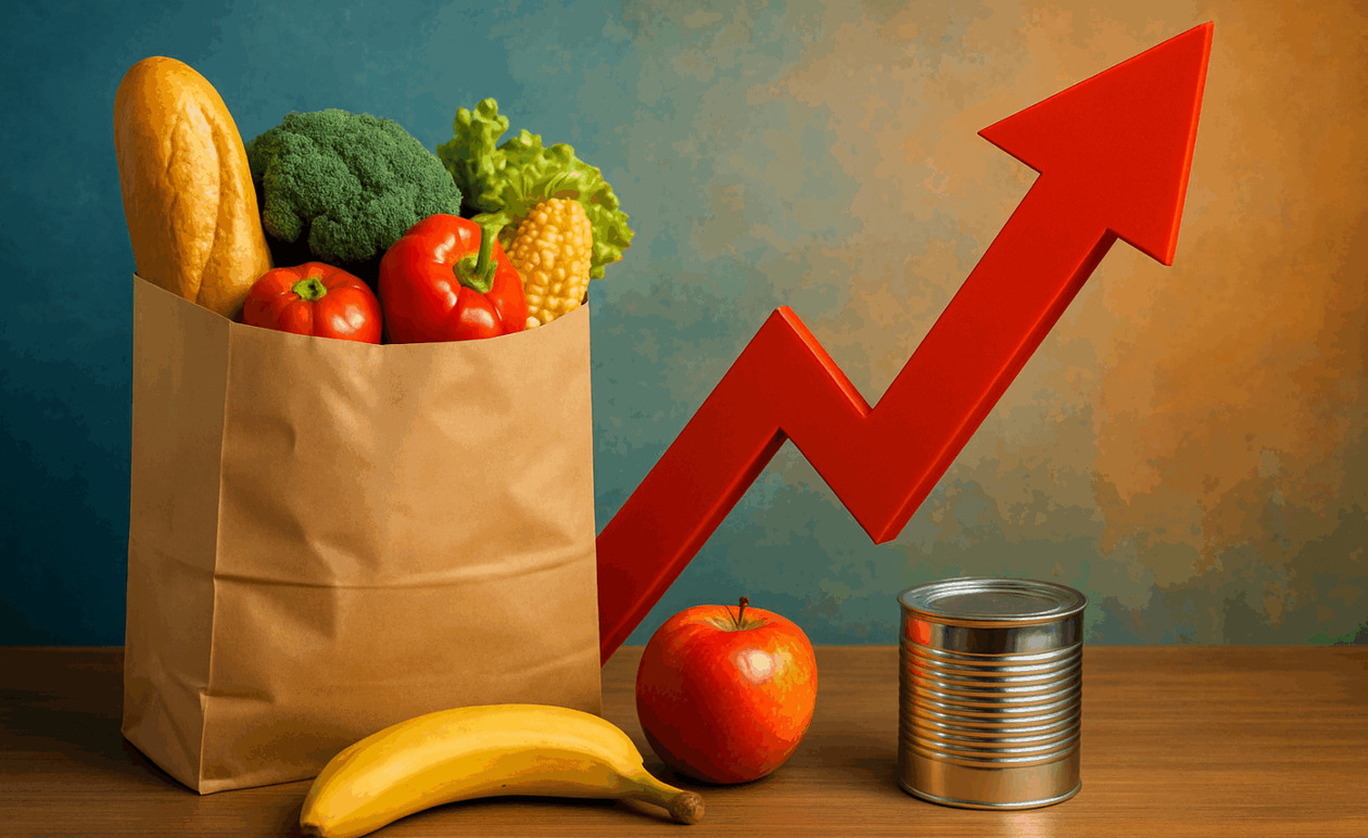 Ο πληθωρισμός τροφίμων στον ΟΟΣΑ σταθεροποιήθηκε στο 5% τον Σεπτέμβριο του 2025