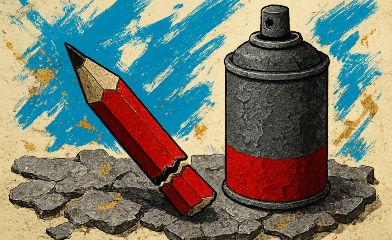 Θεσσαλονίκη: Ταυτοποιήθηκαν τρία άτομα για φθορές σε πολιτικό γραφείο