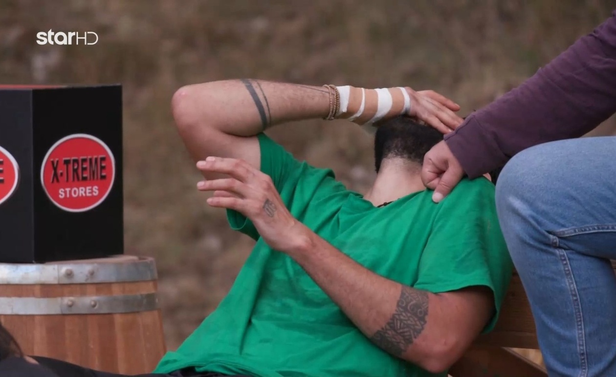 Η Φάρμα 2025: σοβαρός τραυματισμός του Κωνσταντίνου στη δοκιμασία αποχώρησης