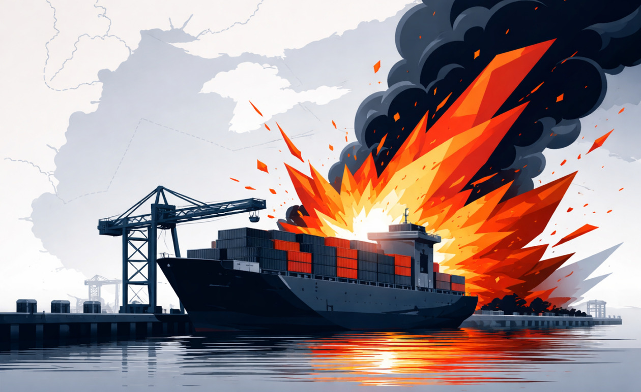 Ρωσία: Ουκρανική επίθεση με drones στο Κρασνοντάρ προκάλεσε ζημιές σε πλοία και μεγάλη πυρκαγιά