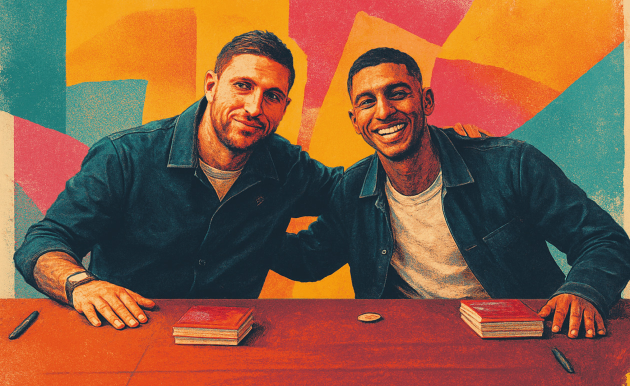 Πασχαλάκης και Μάνσα: Χαμόγελα και αυτόγραφα στο χριστουγεννιάτικο bazaar του Κολλεγίου Αθηνών