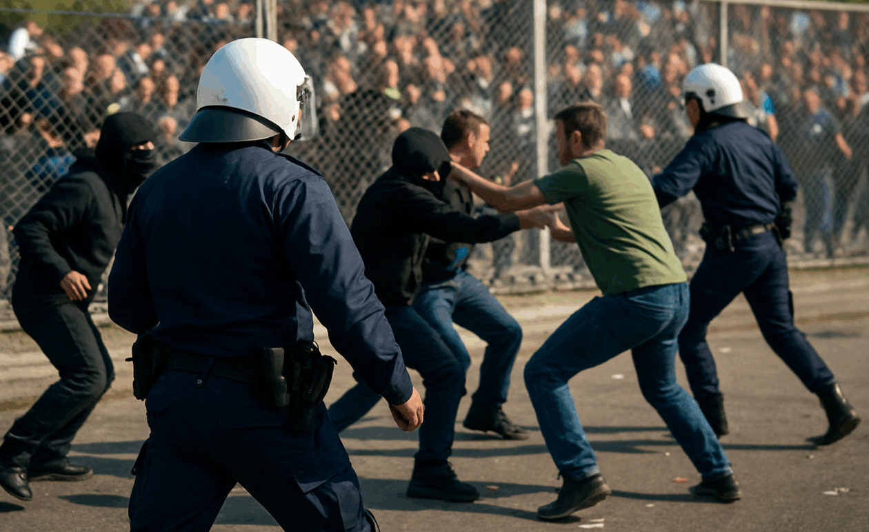 Συλλήψεις στην Πάτρα για επεισόδια σε ποδοσφαιρικό αγώνα