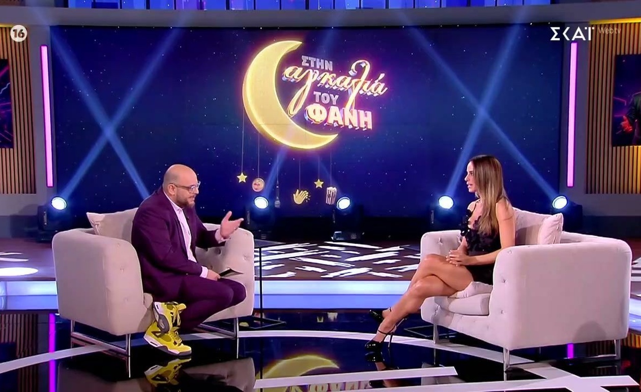 Η Μαρία Αντωνά στην αγκαλιά του Φάνη