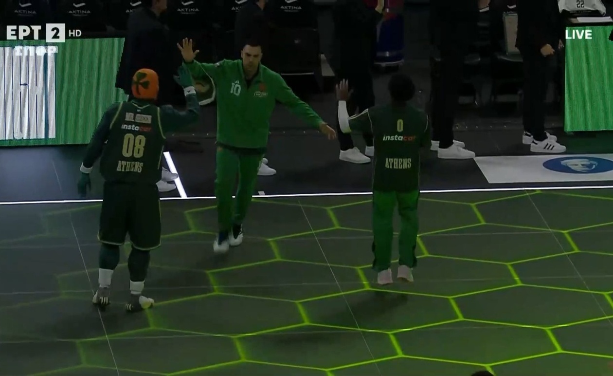 Οι παρουσιάσεις ομάδων στο ματς Παναθηναϊκός Προμηθέας