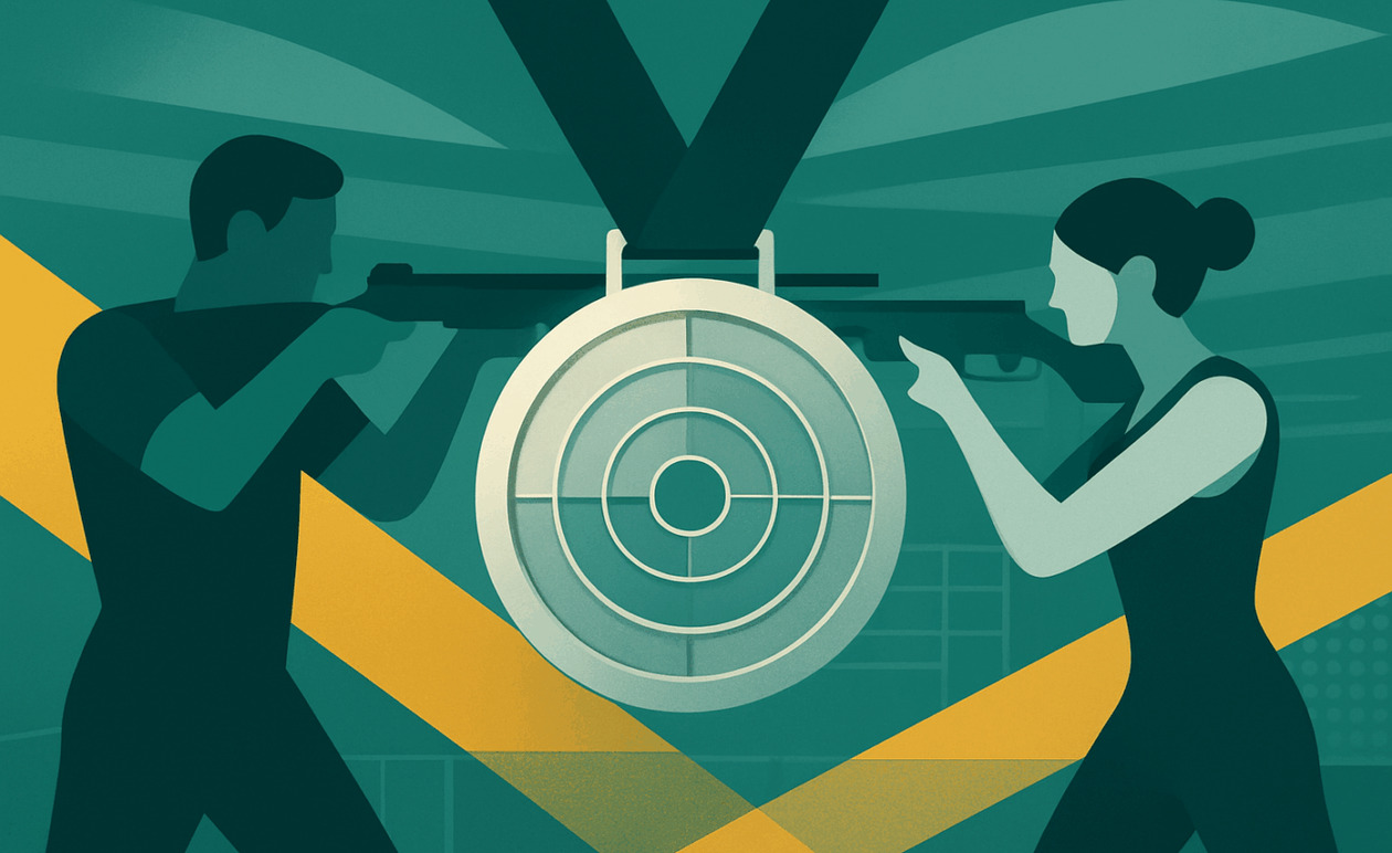 Παναθηναϊκός: Ασημένιο μετάλλιο στο αεροβόλο πιστόλι μικτό