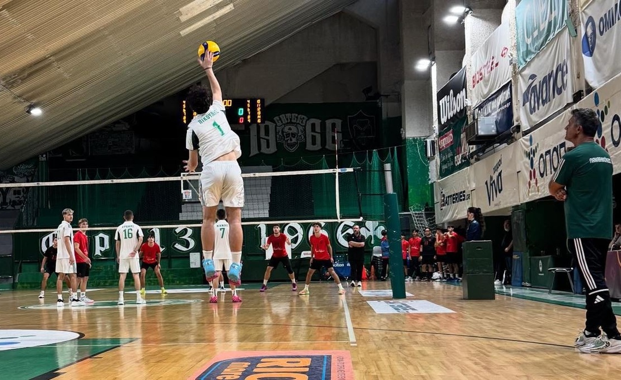 Απολογισμός Σαββατοκύριακου των ακαδημιών βόλεϊ του Παναθηναϊκού