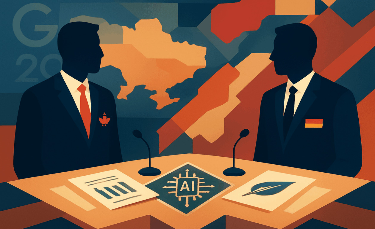 Οι Κάρνι και Μερτς συζήτησαν Ουκρανία και Γάζα στη σύνοδο της G20