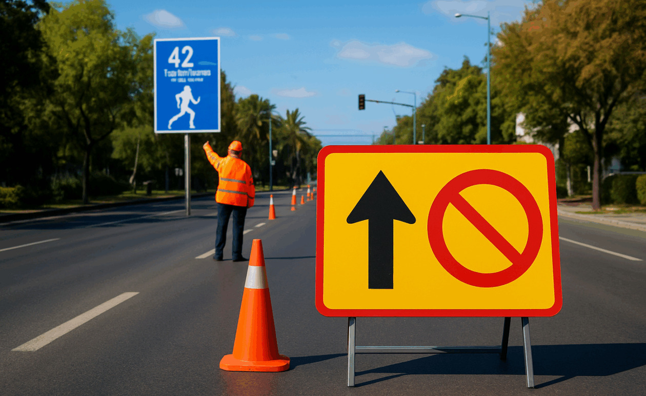Περιορισμοί κυκλοφορίας για τη λαμπαδηδρομία στο Δήμο Μαραθώνα