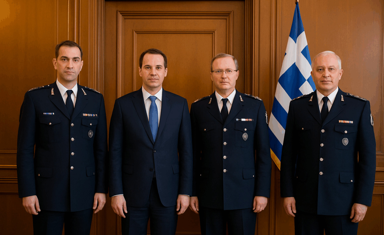 Επίσκεψη ελληνικών αστυνομικών ενώσεων του εξωτερικού στον αρχηγό της Ελληνικής Αστυνομίας
