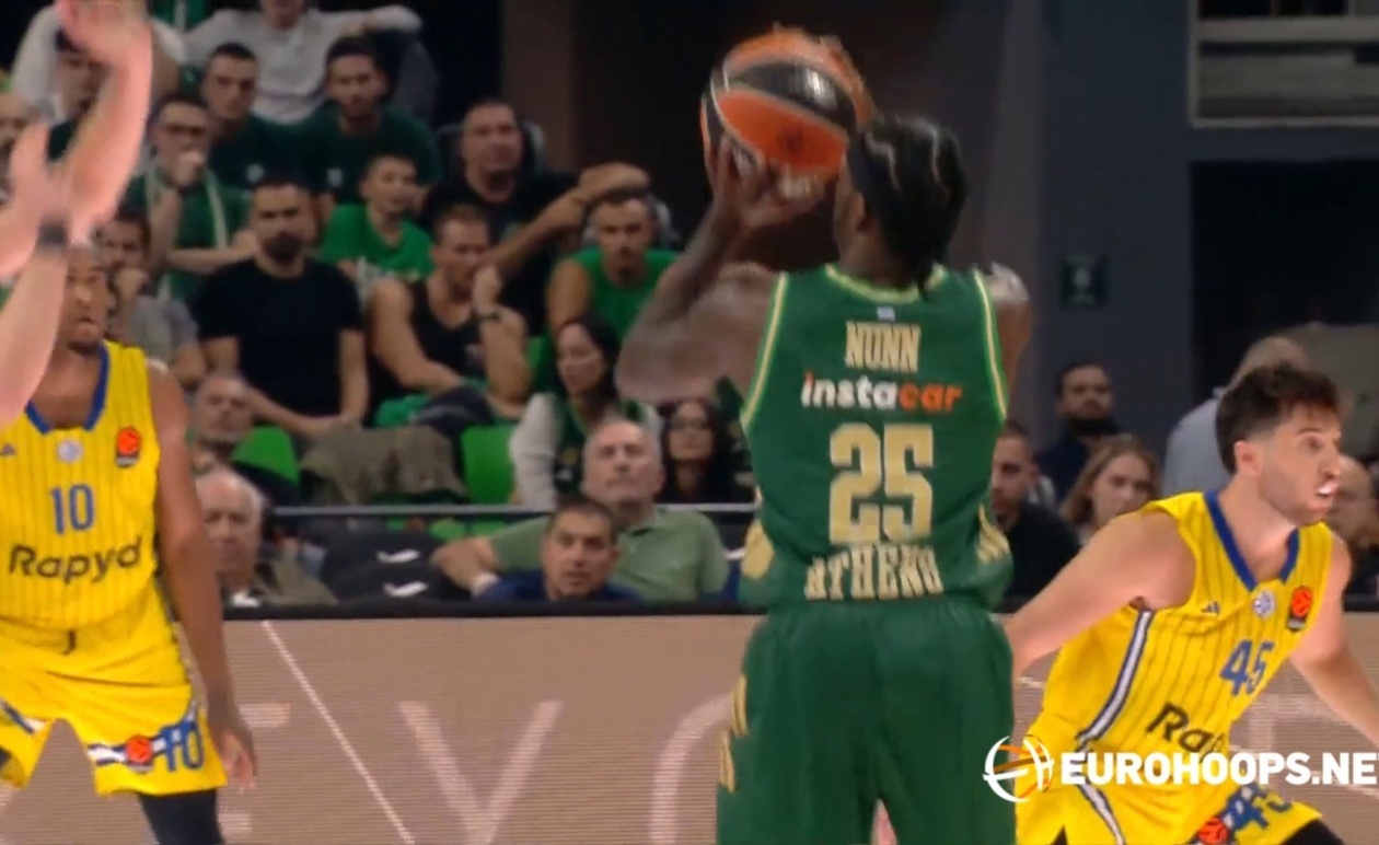 Ο Κέντρικ Ναν πρωταγωνίστησε στην νίκη του Παναθηναϊκού 99-85