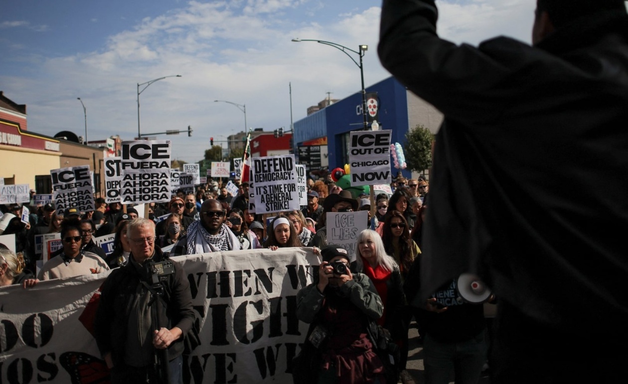 Ένας δημοκρατικός υποψήφιος κατηγορείται μετά από διαμαρτυρία στο Broadview