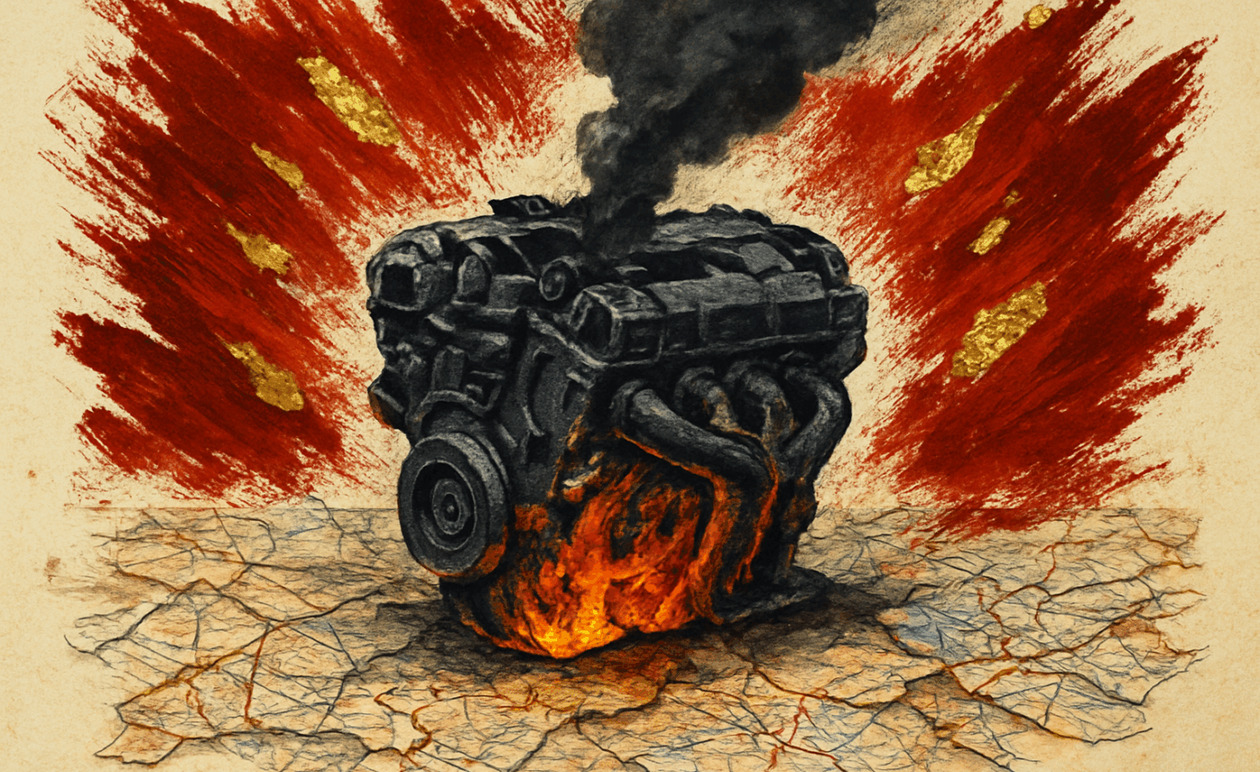 Φωτιά σε αυτοκίνητο έξω από το Καραϊσκάκη: Η Πυροσβεστική βρισκόταν ήδη στο σημείο