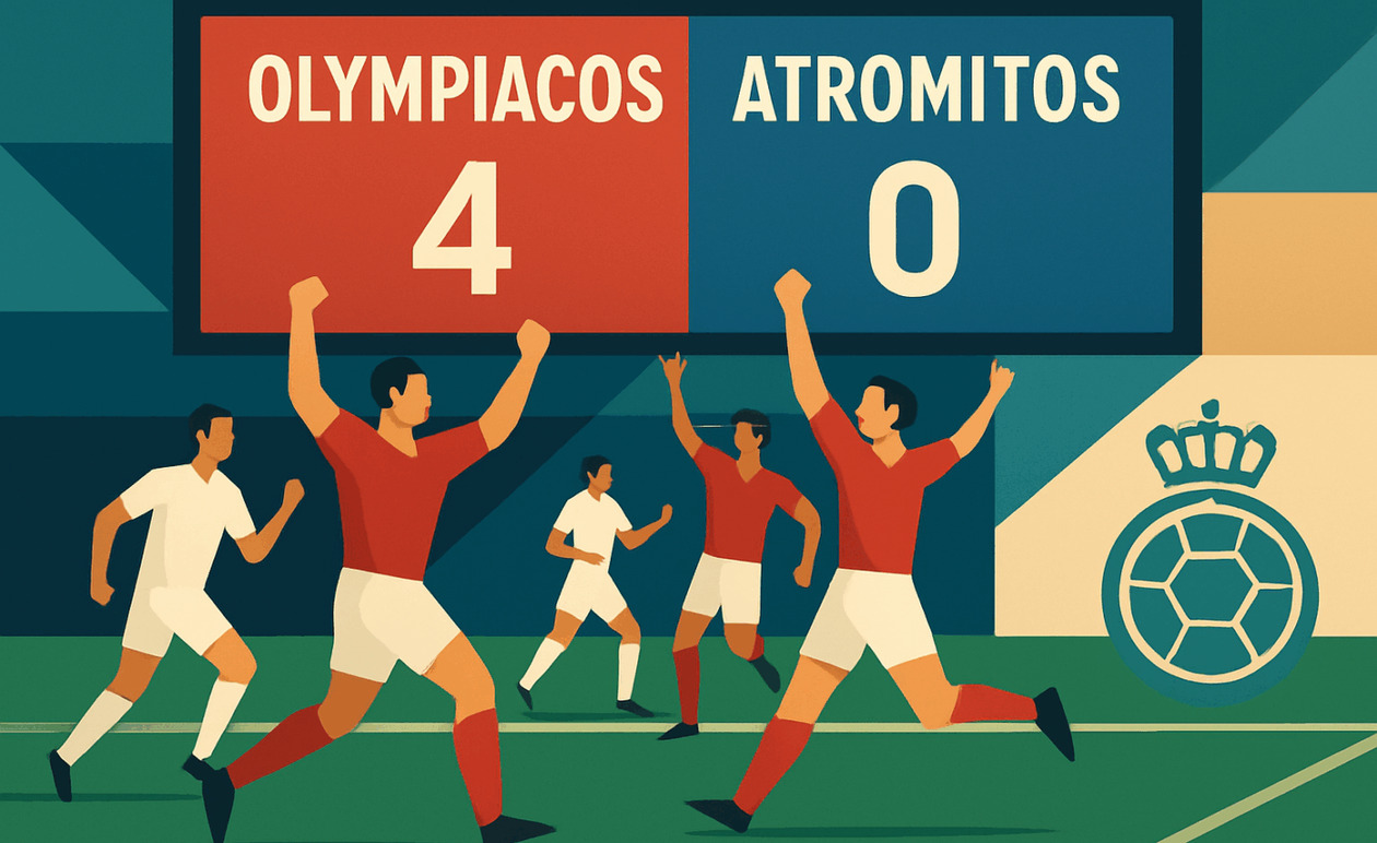 Ολυμπιακός Κ19: Άνετη νίκη επί του Ατρόμητου πριν την κρίσιμη αναμέτρηση με τη Real Madrid