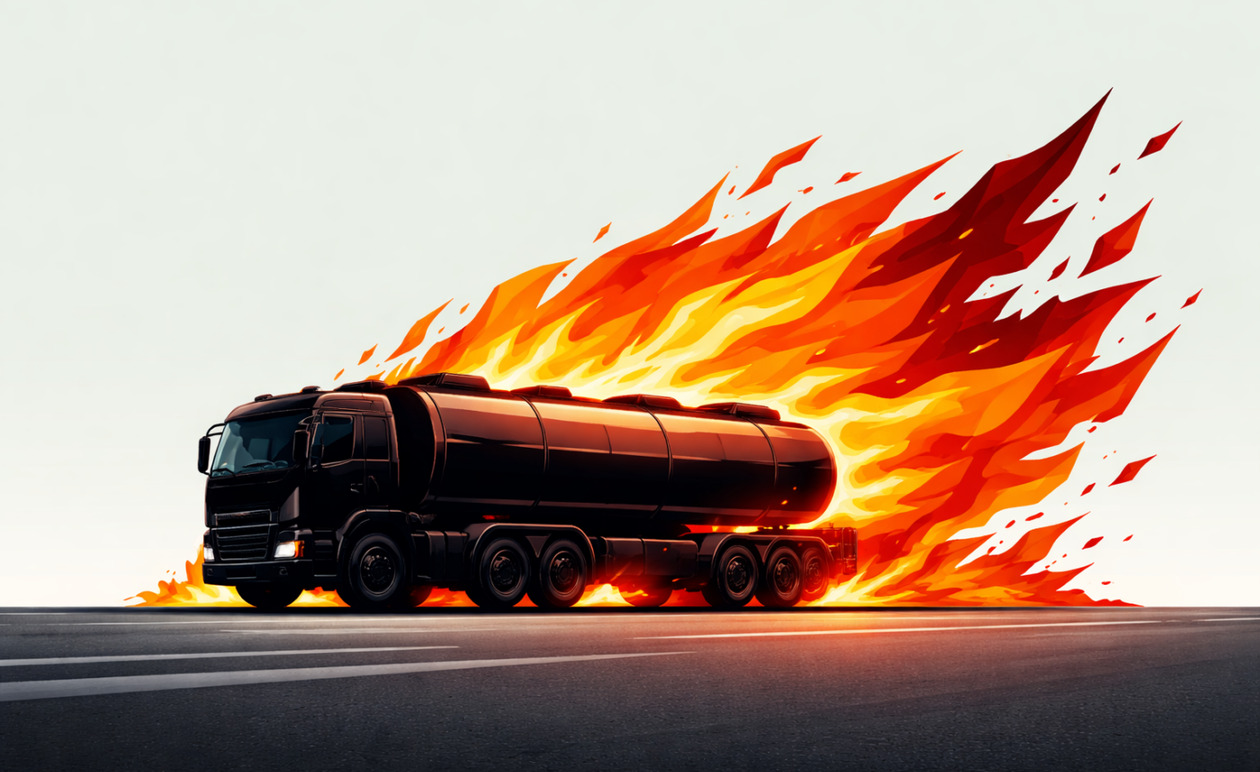 Θεσσαλονίκη – Σερρών: Φωτιά και εκρήξεις σε βυτιοφόρο στη Δορκάδα – Έκλεισε η εθνική οδός