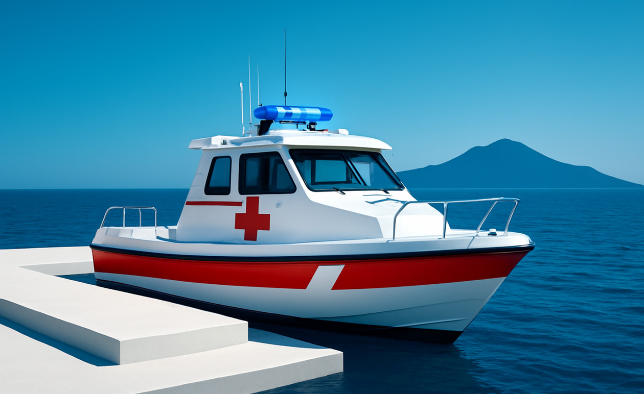 Άγιος Ευστράτιος: Το νέο πλωτό ασθενοφόρο θωρακίζει την υγειονομική κάλυψη του νησιού