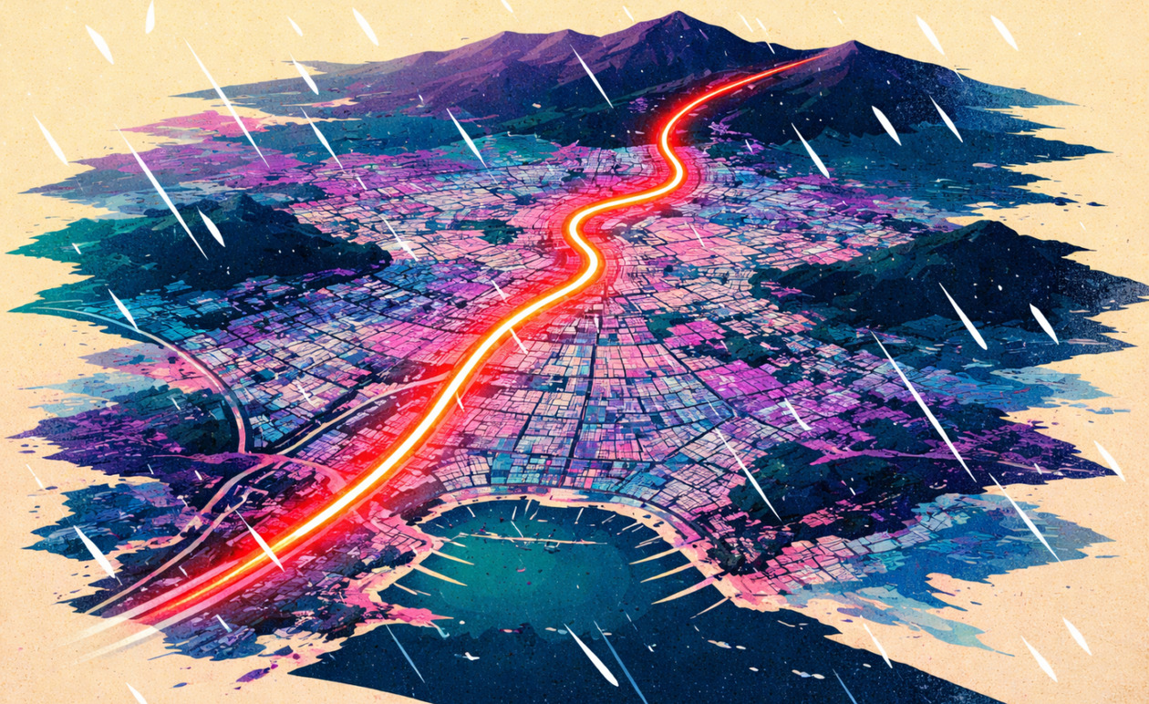 Κίνηση στους δρόμους: Στο «κόκκινο» ο Κηφισός και το κέντρο της Αθήνας λόγω βροχής