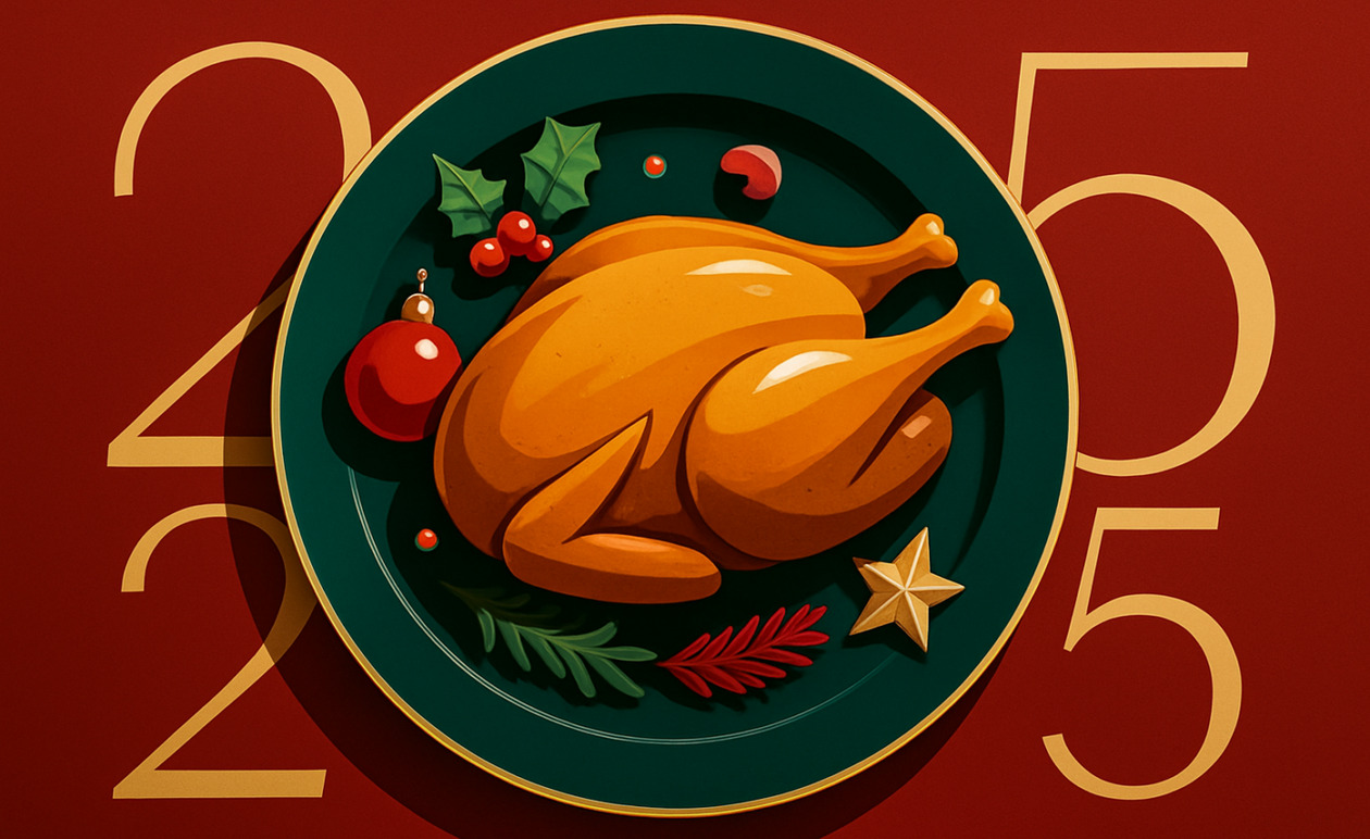 Χριστουγεννιάτικο τραπέζι 2025: Αυξήσεις έως 7,1% και κόστος έως 160 ευρώ δείχνει η μελέτη της ΕΣΕΕ