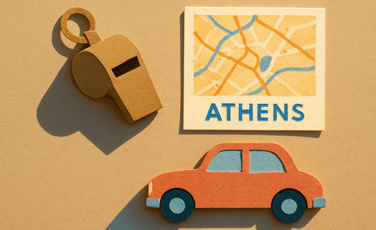 Ο Σπύρος Μερτζανίδης, ο «καρδιολόγος» τροχονόμος της Αθήνας, αποστρατεύτηκε μετά από 35 χρόνια