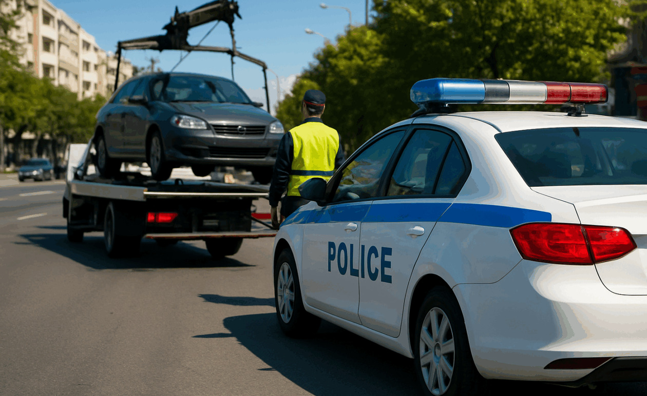 Μια ειδική τροχονομική επιχείρηση στο Περιστέρι