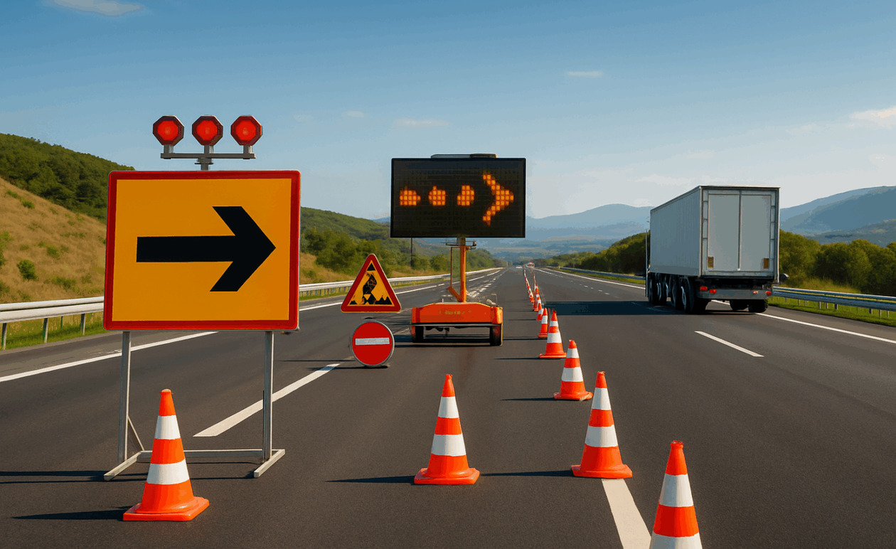 Προσωρινές κυκλοφοριακές ρυθμίσεις στον αυτοκινητόδρομο Α.Θ.Ε