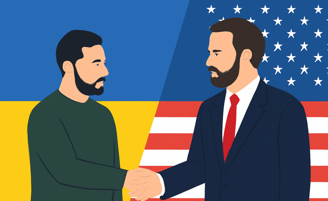 Ο Ζελένσκι συμφωνεί με τον Βανς για εργασία σε ειρηνευτικό σχέδιο