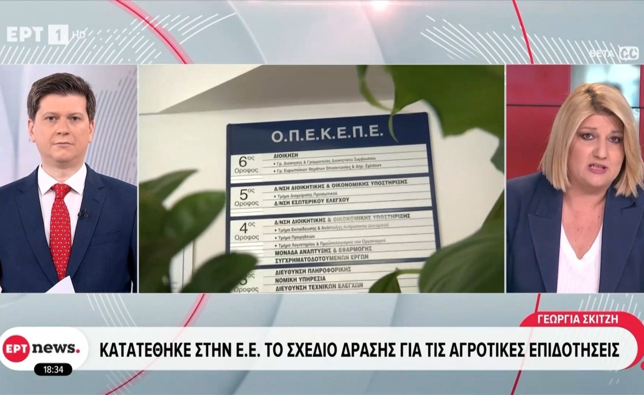 Υποβολή σχεδίου δράσης για τις αγροτικές επιδοτήσεις στην Ευρωπαϊκή Ένωση