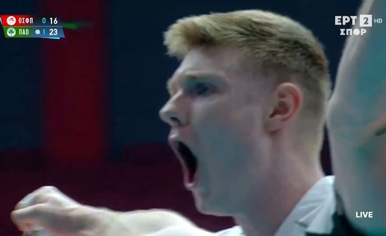 Ο Παναθηναϊκός προηγήθηκε 0-2 σετ απέναντι στον Ολυμπιακό