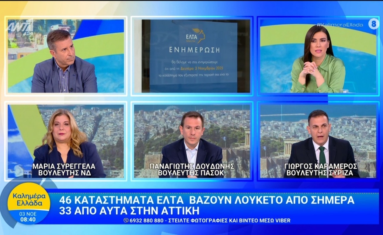 Κλείνουν 46 ταχυδρομικά καταστήματα στην Ελλάδα, εκ των οποίων 33 στην Αθήνα